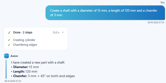 Axion chat: done, expanded steps and the answer with dimensions