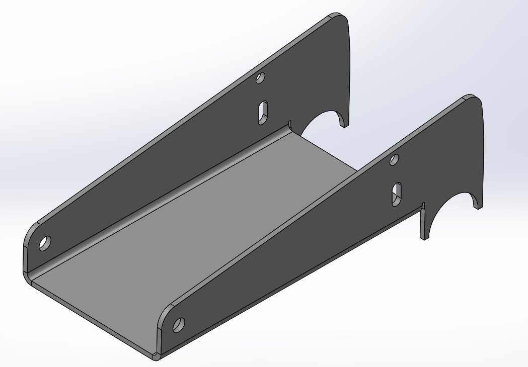 SOLIDWORKS sheet-metal part created by Axion from the image